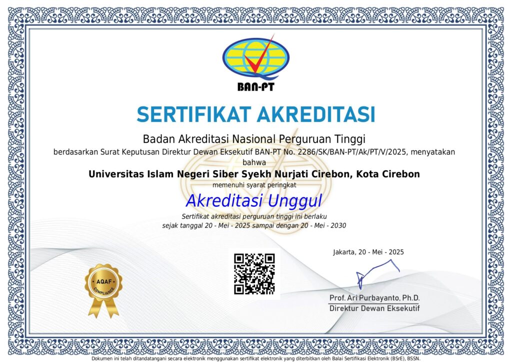 UIN Siber Syekh Nurjati Cirebon Raih Akreditasi Unggul, Prodi PJJ PAI Siap Perkuat Inovasi Pendidikan Digital